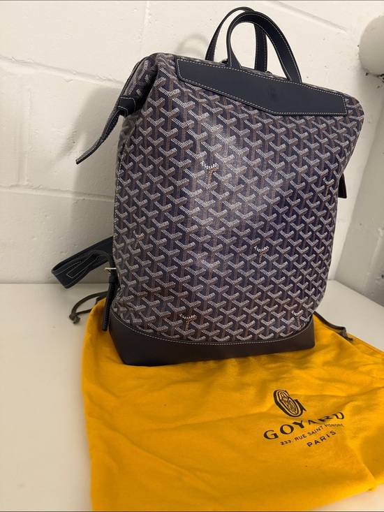 Goyard Other - Goyard Cisalpin Backpack Goyardine Blue & Brown